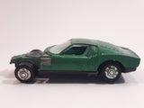 Vintage PlayArt Lamborghini Miura Teal Green Die Cast Toy Car Vehicle