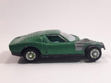 Vintage PlayArt Lamborghini Miura Teal Green Die Cast Toy Car Vehicle
