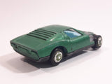 Vintage PlayArt Lamborghini Miura Teal Green Die Cast Toy Car Vehicle