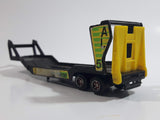 Vintage Majorette Auto Hauler Transport Trailer Auto Line 5 Black 1/87 Scale Die Cast Toy Car  Vehicle