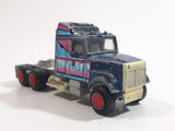 Vintage Majorette Super Movers Kenworth Semi Truck Miami Vice Blue 1/87 Scale Die Cast Toy Car Vehicle