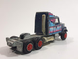 Vintage Majorette Super Movers Kenworth Semi Truck Miami Vice Blue 1/87 Scale Die Cast Toy Car Vehicle