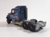 Vintage Majorette Super Movers Kenworth Semi Truck Miami Vice Blue 1/87 Scale Die Cast Toy Car Vehicle