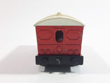Vintage Majorette Train Passenger Car Red 1/87 Scale Die Cast Toy Car Vehicle