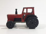 Majorette Tracteur Tractor No. 208 Red and Black Die Cast Toy Farm Machinery Vehicle