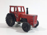 Majorette Tracteur Tractor No. 208 Red and Black Die Cast Toy Farm Machinery Vehicle