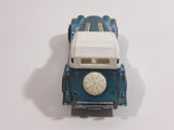 Vintage 1980s Majorette Morgan Hard Top Convertible Chrome Light Blue and White No. 261 1/50 Scale Die Cast Toy Car Vehicle Made in France
