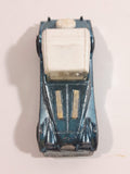Vintage 1980s Majorette Morgan Hard Top Convertible Chrome Light Blue and White No. 261 1/50 Scale Die Cast Toy Car Vehicle Made in France