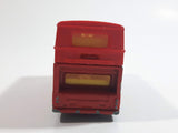 Vintage Majorette No. 286 British Bus Double Decker Visit London Red 1/125 Scale Die Cast Toy Car Vehicle