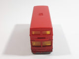 Vintage Majorette No. 286 British Bus Double Decker Visit London Red 1/125 Scale Die Cast Toy Car Vehicle