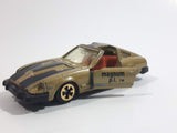 Vintage 1981 Kidco Magnum P.I. Gold Die Cast Toy Car Vehicle with Opening Doors