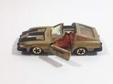 Vintage 1981 Kidco Magnum P.I. Gold Die Cast Toy Car Vehicle with Opening Doors