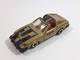 Vintage 1981 Kidco Magnum P.I. Gold Die Cast Toy Car Vehicle with Opening Doors