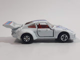 Vintage Porsche 935 Turbo Martini #8 White Die Cast Toy Race Car Vehicle with Opening Doors