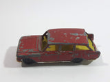 Vintage Husky Ford Zephyr 6 Estate Car Dark Red Die Cast Toy Car Vehicle Made in Gt. Britain