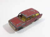 Vintage Husky Ford Zephyr 6 Estate Car Dark Red Die Cast Toy Car Vehicle Made in Gt. Britain