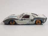 Vintage 1965 Lesney Matchbox Series No. 41 Ford G.T. White Die Cast Toy Race Car Vehicle