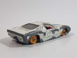 Vintage 1965 Lesney Matchbox Series No. 41 Ford G.T. White Die Cast Toy Race Car Vehicle