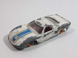 Vintage 1965 Lesney Matchbox Series No. 41 Ford G.T. White Die Cast Toy Race Car Vehicle