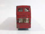 Vintage 1972 Lesney Matchbox Superfast No. 17 The Londoner Bus Berger Paints Red Die Cast Toy Car Vehicle