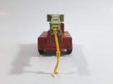Vintage 1971 Lesney Matchbox Series Superfast No. 42 Iron Fairy Crane Orange and Lime Green Die Cast Toy Car Vehicle