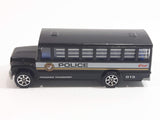 1997 Hot Wheels Prisoner Transport 013 School Bus Black Die Cast Toy Car Vehicle