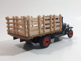 Vintage ERTL 1930 Chevrolet Stake Truck Livestock Transportation Carl Jones Prop. Black 1/43 Scale Die Cast Toy Antique Car Vehicle