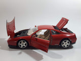 Burago 1989 Ferrari 348 TB Red 1/18 Scale Die Cast Toy Car Vehicle