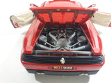 Burago 1989 Ferrari 348 TB Red 1/18 Scale Die Cast Toy Car Vehicle