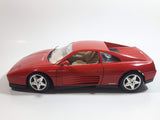 Burago 1989 Ferrari 348 TB Red 1/18 Scale Die Cast Toy Car Vehicle