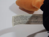1996 Warner Bros Looney Tunes Daffy Duck Cartoon Character 6" Plush with Tags