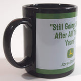Enesco John Deere "Still Going Strong After All These Years" Black Ceramic Coffee Mug Cup
