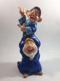 Concord Canada Disney Dopey & Sneezy Stacked Dwarfs Blue 10" Tall Vinyl Coin Bank