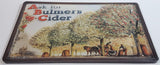 Vintage Style ABC Ask For Bulmer's Cider 8" x 11 3/4" Embossed Tin Metal Sign