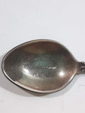 Vintage Harrison Hot Springs , B.C. Train Locomotive Figural Silver Plated Steel Spoon Travel Souvenir