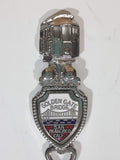 Vintage San Francisco, California Golden Gate Bridge Trolley Figural with Engraved Bowl Metal Spoon Travel Souvenir