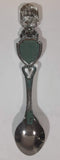 Vintage San Francisco, California Golden Gate Bridge Trolley Figural with Engraved Bowl Metal Spoon Travel Souvenir