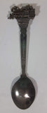 Vintage Duncan, B.C. Train Locomotive Figural Silver Plated Burntwood Steel Spoon Travel Souvenir