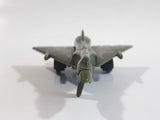 Fighter Jet Army Dark Green and Brown Camouflage Plastic Die Cast Toy Airplane Aircraft Vehicle