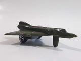 Fighter Jet Army Dark Green and Brown Camouflage Plastic Die Cast Toy Airplane Aircraft Vehicle