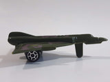 Fighter Jet Army Dark Green and Brown Camouflage Plastic Die Cast Toy Airplane Aircraft Vehicle