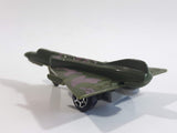 Fighter Jet Army Dark Green and Brown Camouflage Plastic Die Cast Toy Airplane Aircraft Vehicle