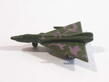 Fighter Jet Army Dark Green and Brown Camouflage Plastic Die Cast Toy Airplane Aircraft Vehicle