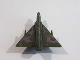 Fighter Jet Army Dark Green and Brown Camouflage Plastic Die Cast Toy Airplane Aircraft Vehicle