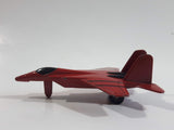 Fighter Jet Army Red Die Cast Toy Airplane Aircraft Vehicle