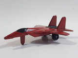 Fighter Jet Army Red Die Cast Toy Airplane Aircraft Vehicle