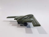 Greenbrier Stealth Bomber Fighter Jet Army Green Die Cast Toy Airplane Aircraft Vehicle