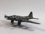 A222 B-17 Bomber Dark Army Green Camouflage Die Cast Toy Aircraft Vehicle
