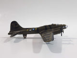 A222 B-17 Bomber Dark Army Green Camouflage Die Cast Toy Aircraft Vehicle