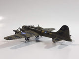 A222 B-17 Bomber Dark Army Green Camouflage Die Cast Toy Aircraft Vehicle